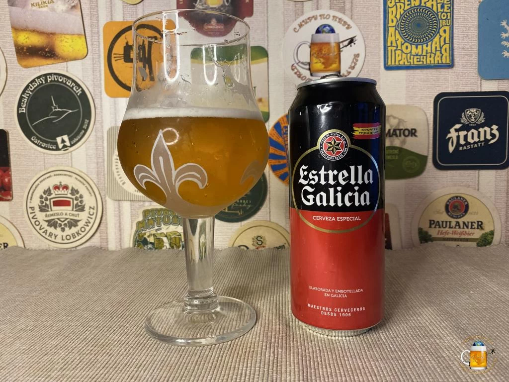 Обзор пива &quotEstrella Galicia" ("Эстрелла Галиция")