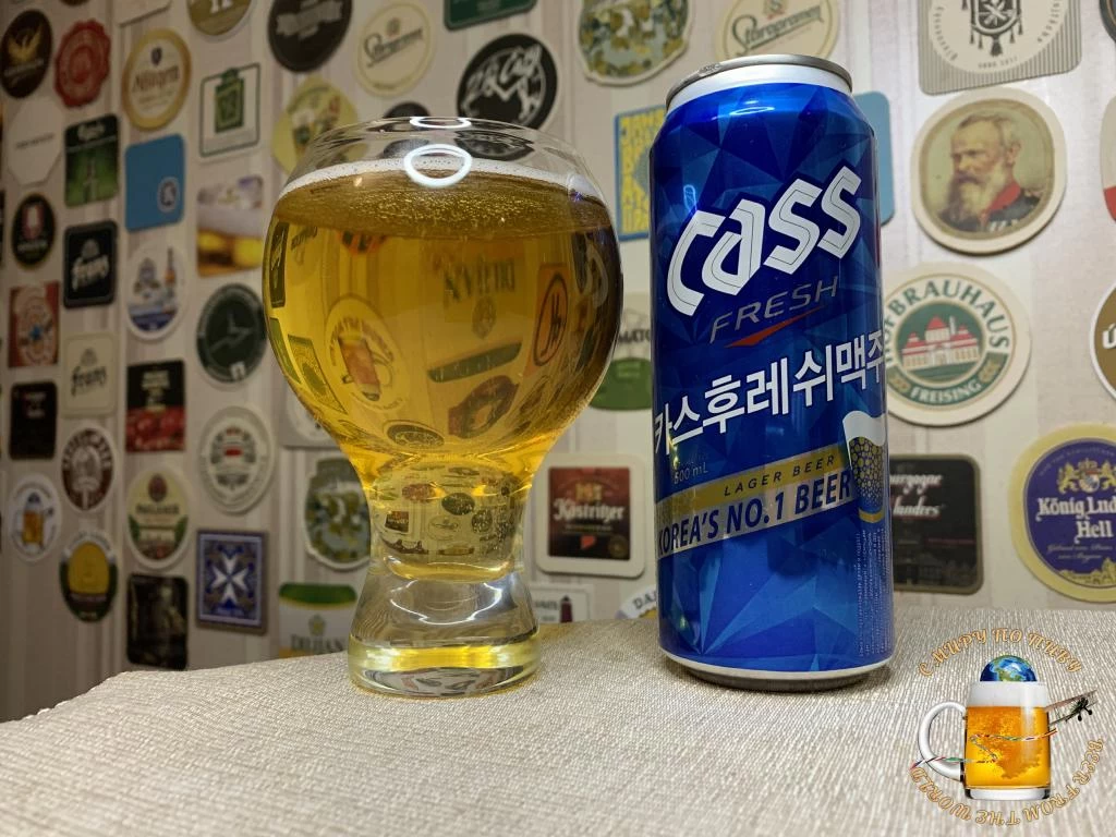 Корейское пива &quotCass Fresh" ("Касс Фреш") в "Секретной Лаборатории"