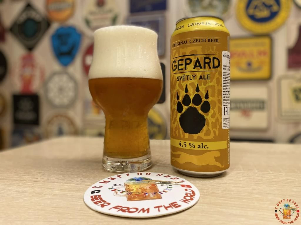 Обзор пива Gepard Svetly Ale
