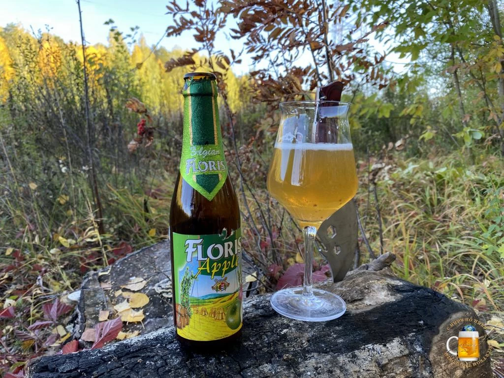 Осенний лес. Костёр. Бельгийское пиво