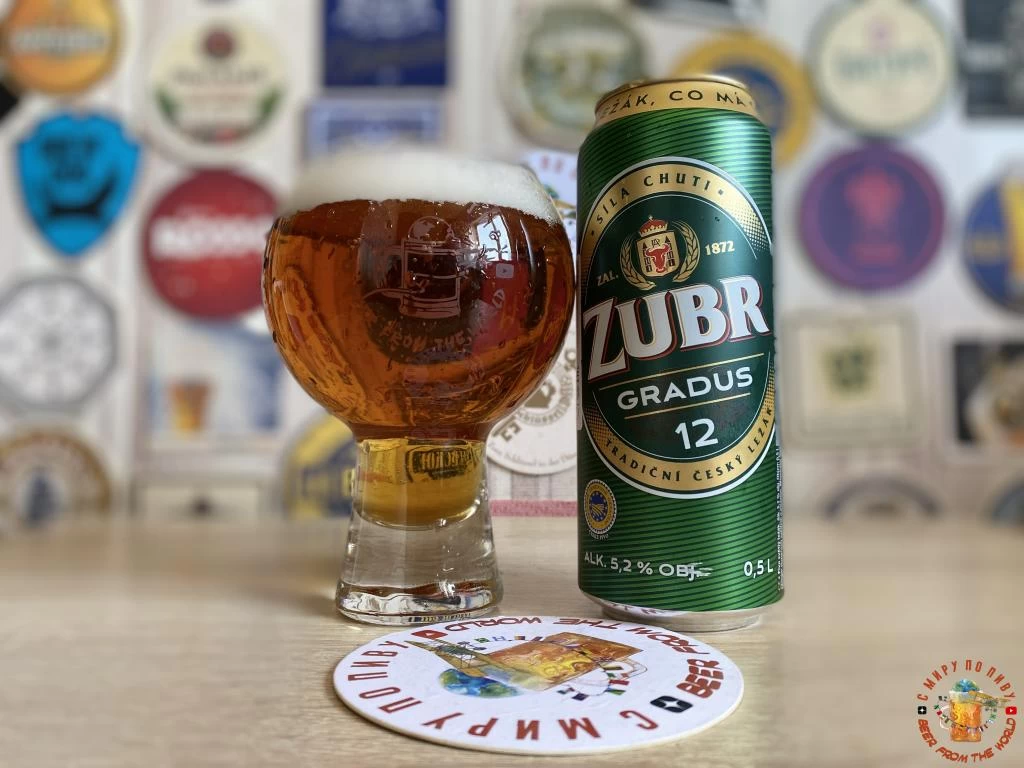 Обзор пива Zubr Gradus 12