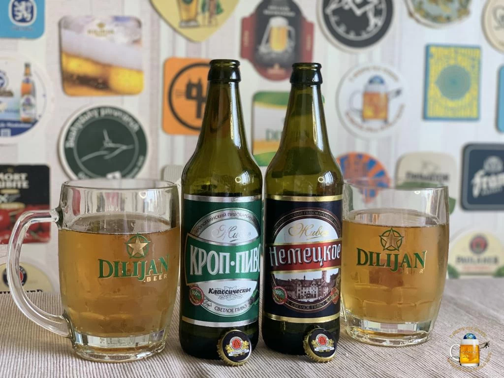 Два пива от Кроп Пиво: Классическое и Немецкое