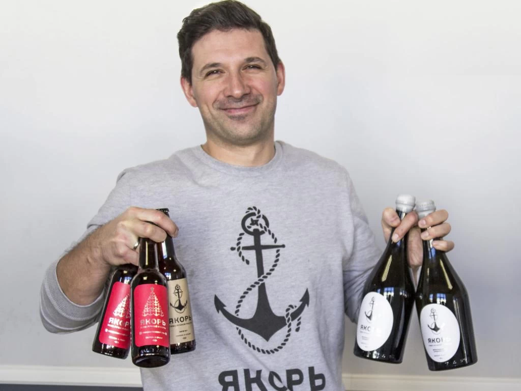 Илья Защук - один из основателей пивоварня &quotЯкорь". Фото с сайта https://ostrota.media/.