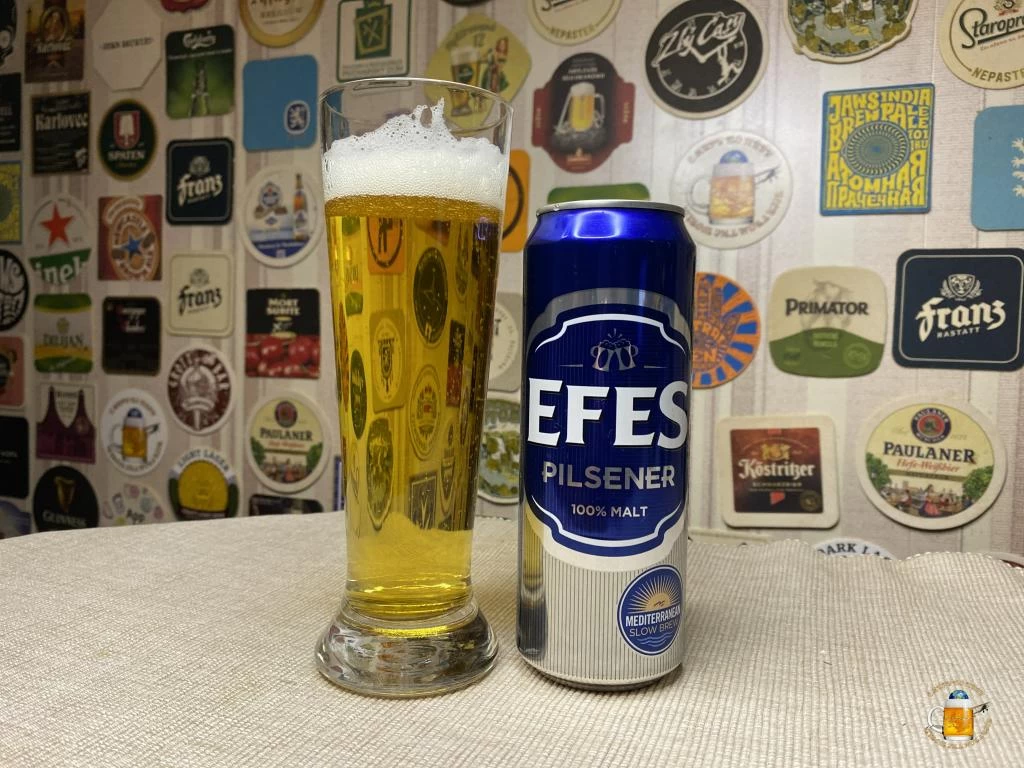 Обзор пива Efes Pilsner 100% Malt