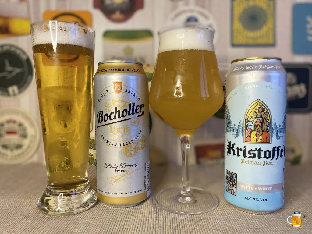 Два бельгийских пива из К&Б: Bocholter Kwik и Kristoffel White