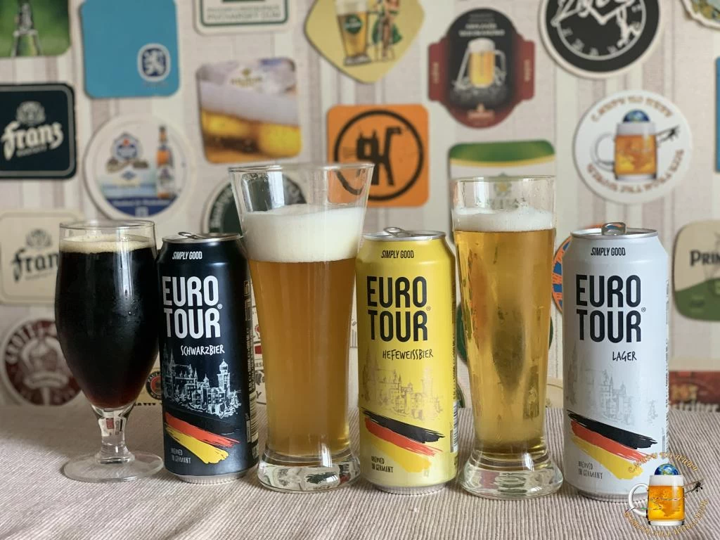 Три пива EUROTOUR из Красное&Белое