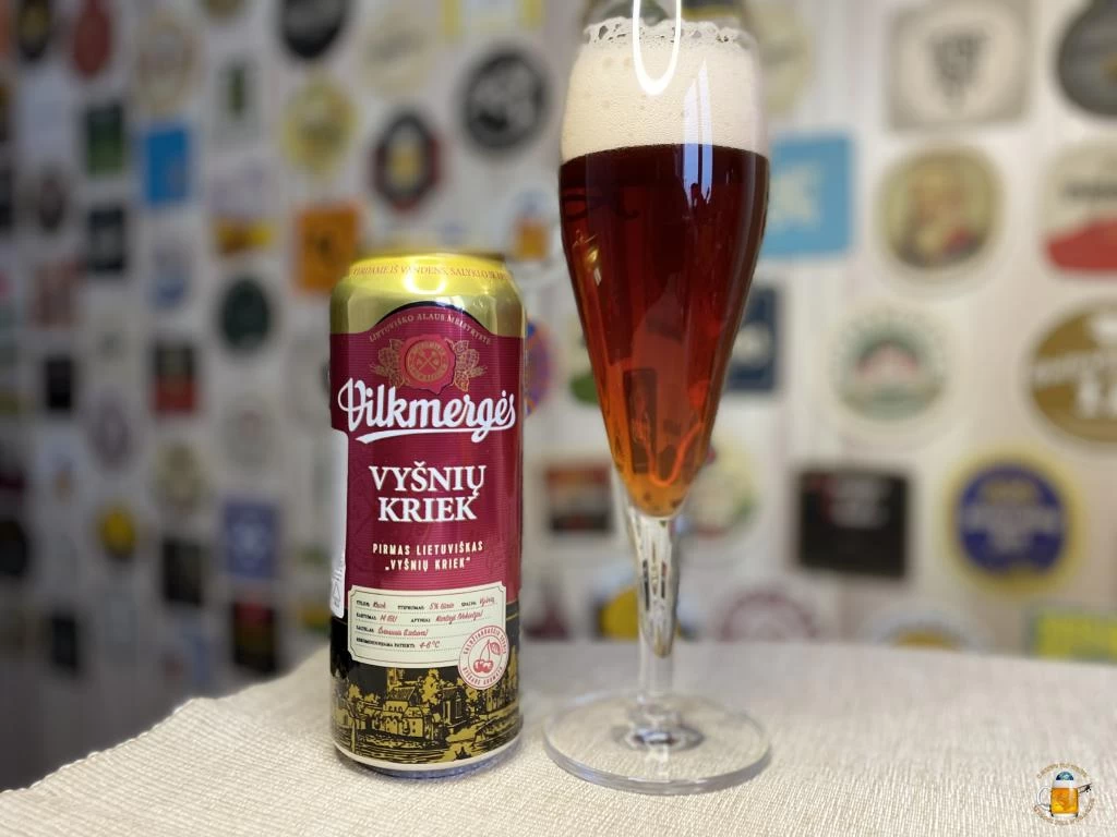 Обзор пива Vilkmerges Vysniu Kriek (Вилкмергес Вишнёвый Крик)