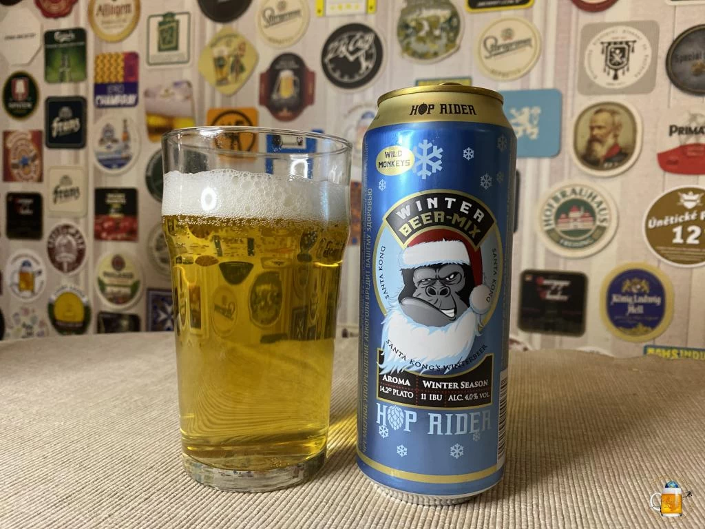 Обзор пива Hop Rider Winterbeer (Хоп Райдер Винтербир)